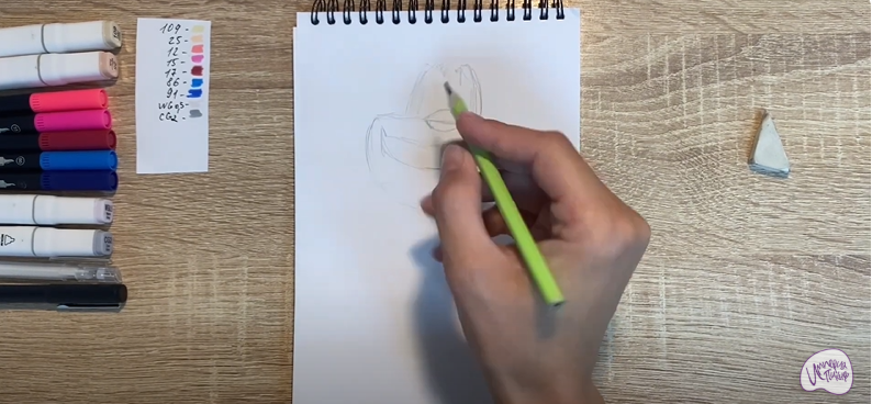 Рисуем Ози из "Финник"