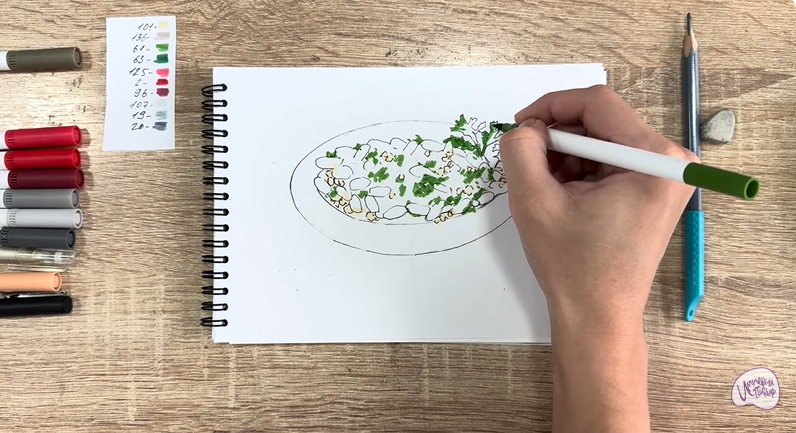 Рисуем Лобио по-грузински