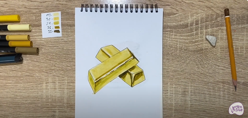 Рисуем Золото