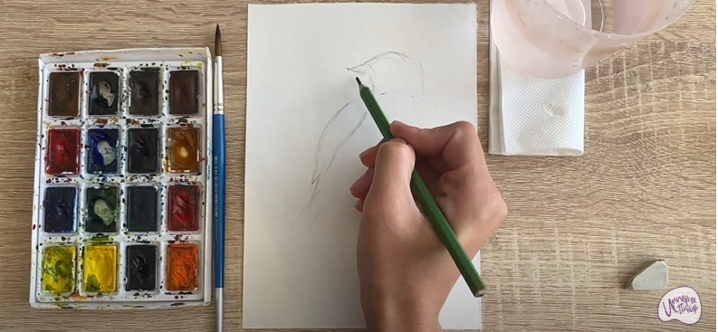 Рисуем Большой чекан