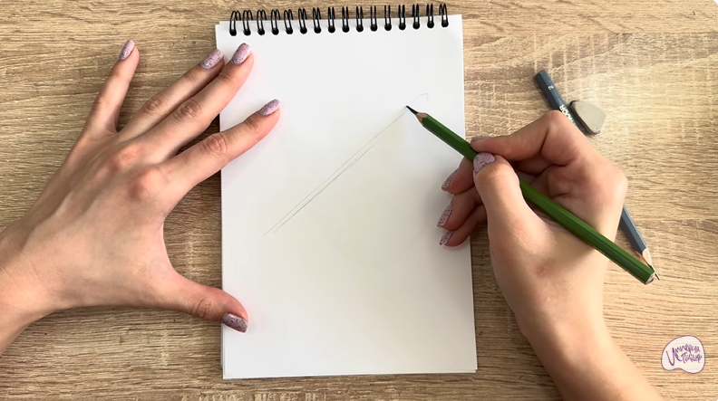 Рисуем Игла для швейной машинки