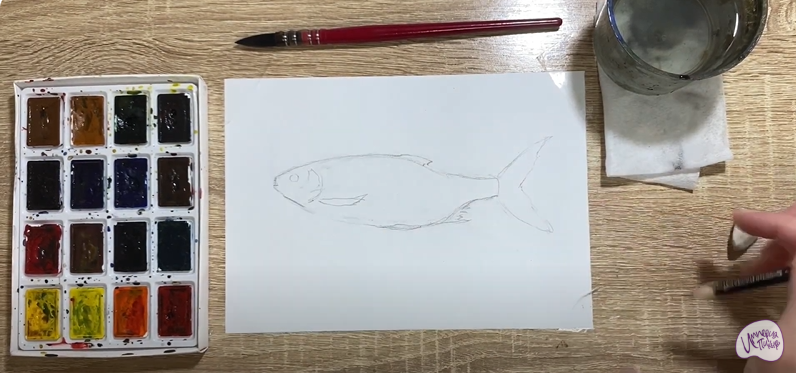 Рисуем Вобла