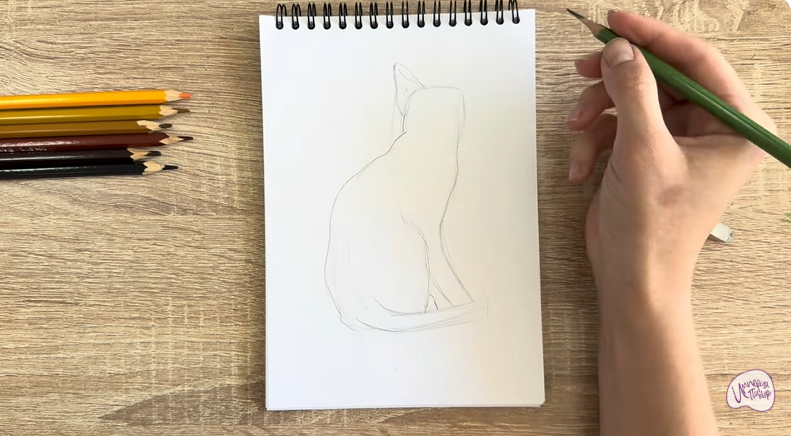 Рисуем Кошка Тойгер