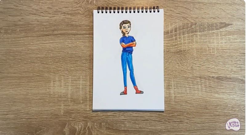 Рисуем Кристина из мультфильма "Финник"