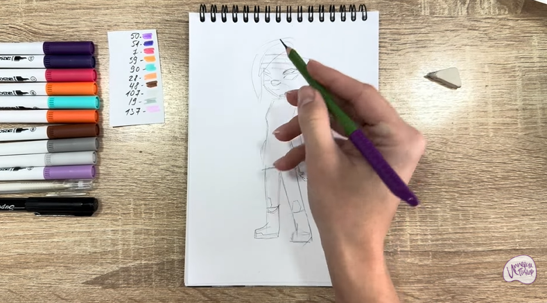 Рисуем Искра из "Джи-Джи Бонд"