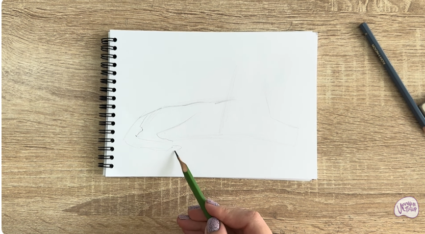 Рисуем Ориентальная кошка