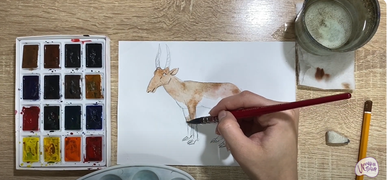 Рисуем Сайгак