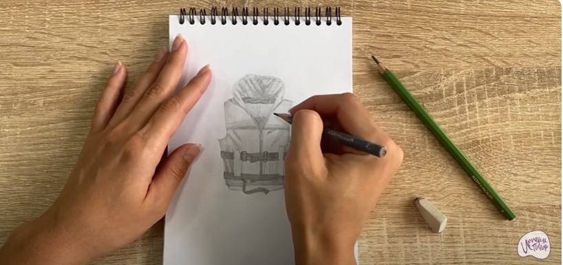 Рисуем Спасательный жилет Рисуем Спасательный жилет