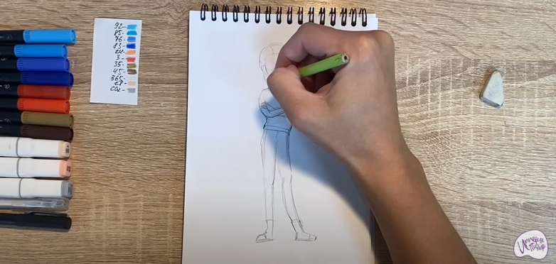 Рисуем Кристина из мультфильма "Финник"