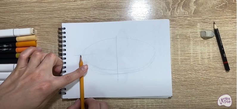 Рисуем Запеканка с изюмом