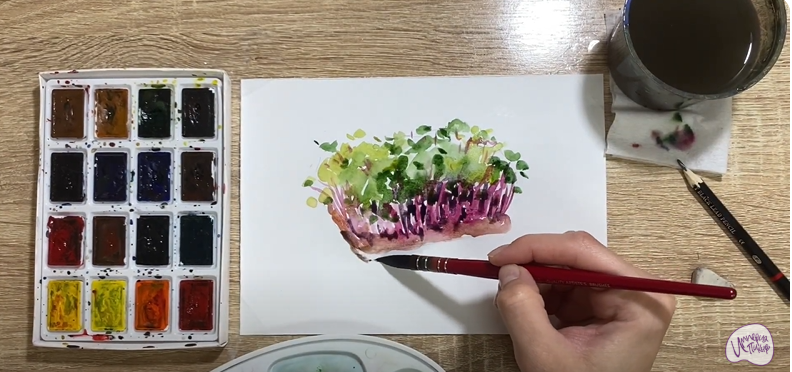 Рисуем Микрозелень