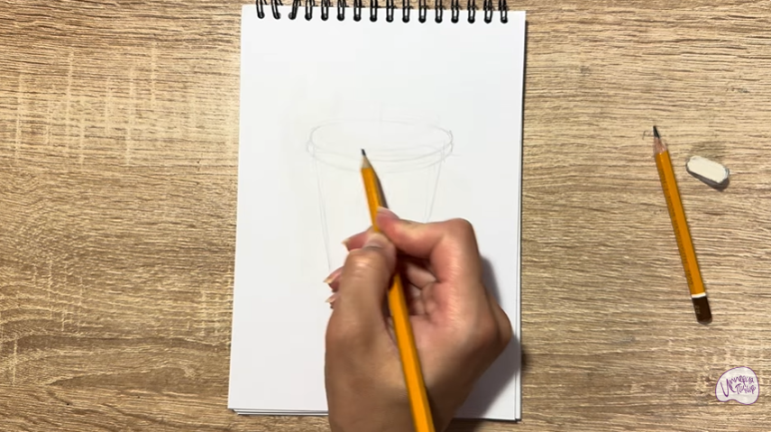 Рисуем Кофейный стакан