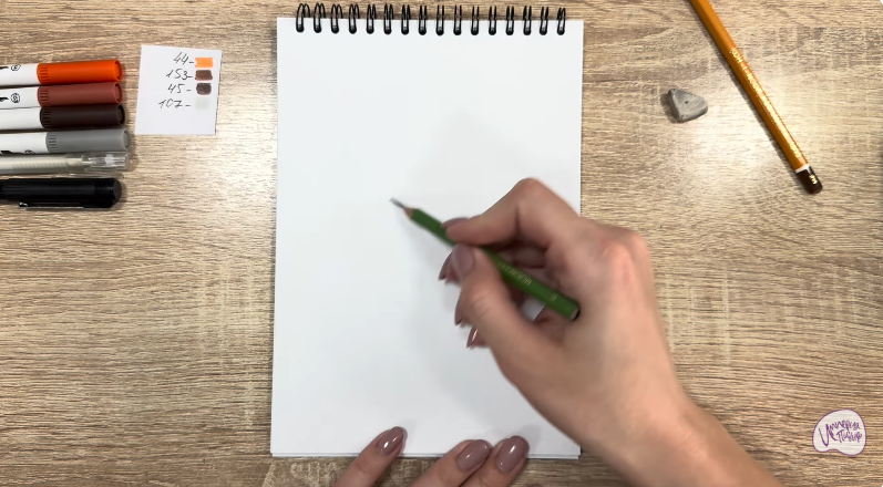 Рисуем Молочный ломтик