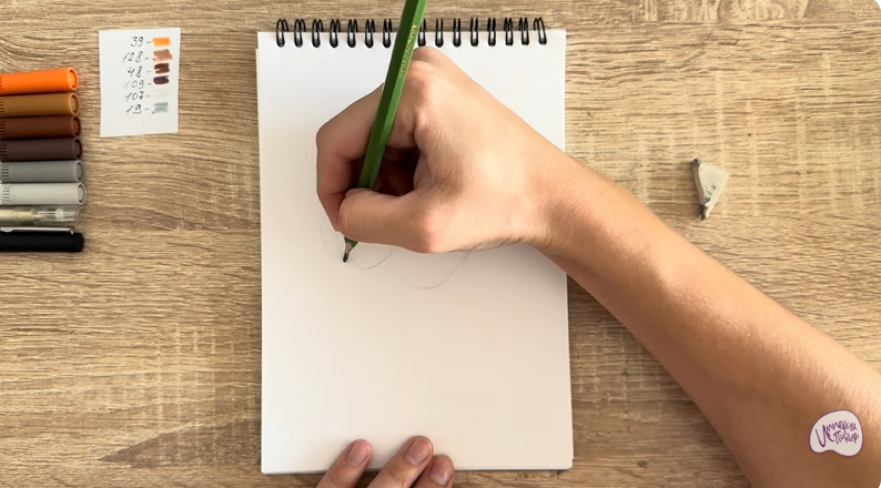 Рисуем Пирожное Картошка