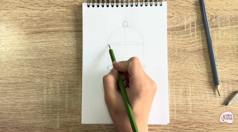 Рисуем Клетка для птиц
