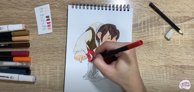 Рисуем Карлик Нос