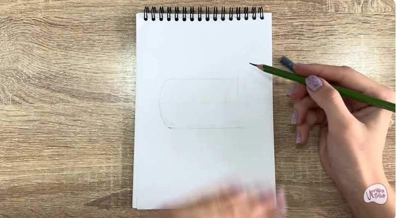 Рисуем Бигуди с липучкой