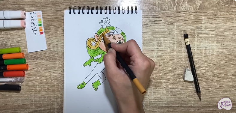 Рисуем Лия из "Команда Флоры"