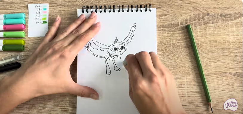 Рисуем Печалька из "Сказочный Патруль"