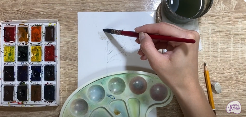 Рисуем Тысячелистник