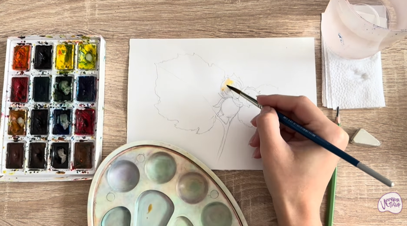 Рисуем Лещина