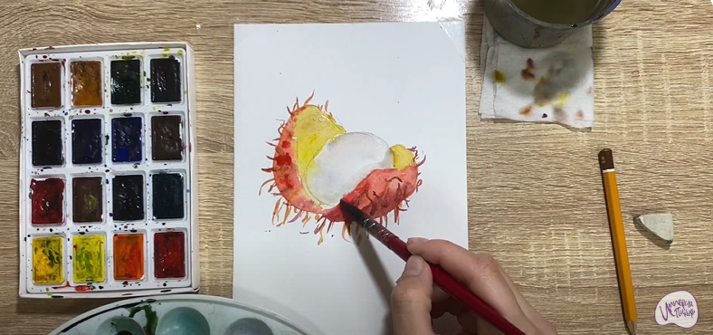 Рисуем Рамбутан