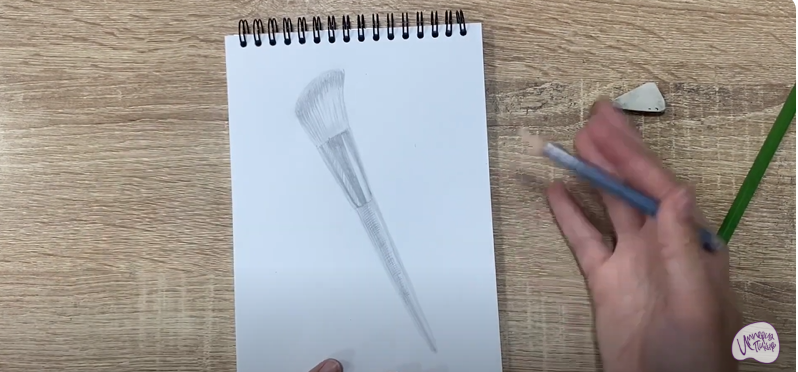 Рисуем Кисть для румян