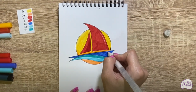 Рисуем Алые паруса