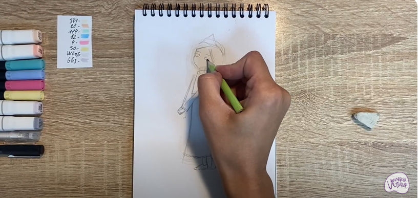 Рисуем Алёнка из "Царевны"
