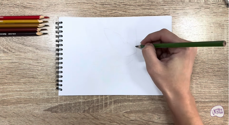 Рисуем Бурый ушан