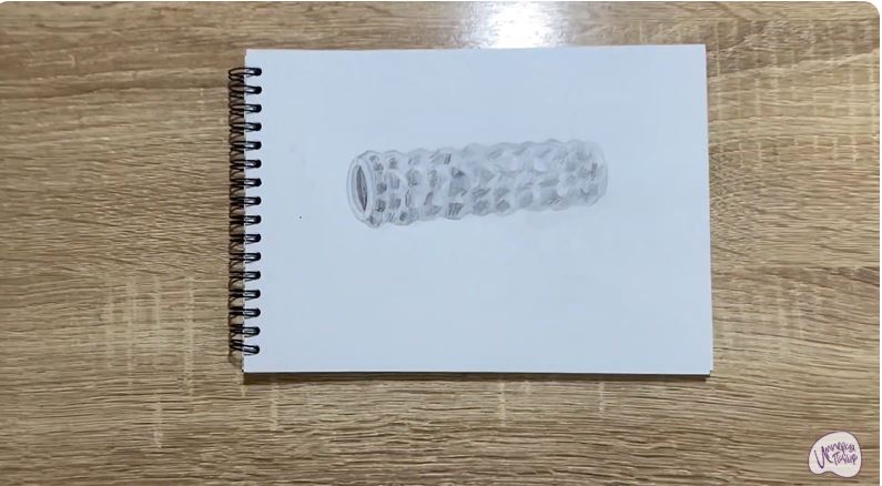 Рисуем Ролик массажный