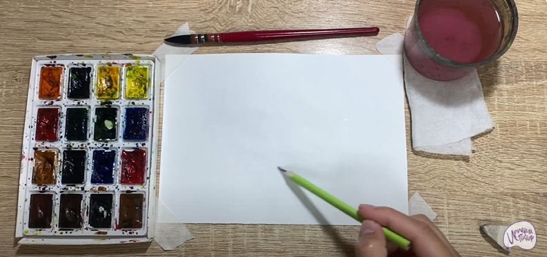 Рисуем Аскокорине торфяная