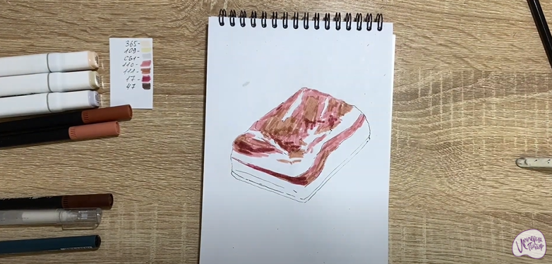 Рисуем Солёное сало