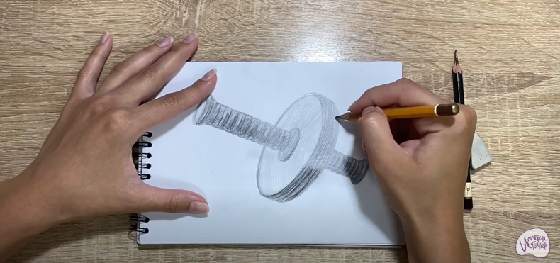Рисуем Ролик гимнастический
