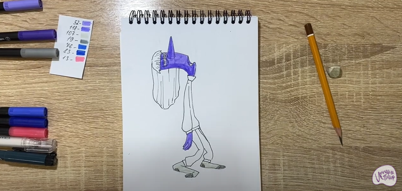 Рисуем Хандра из "Головоломки 2"