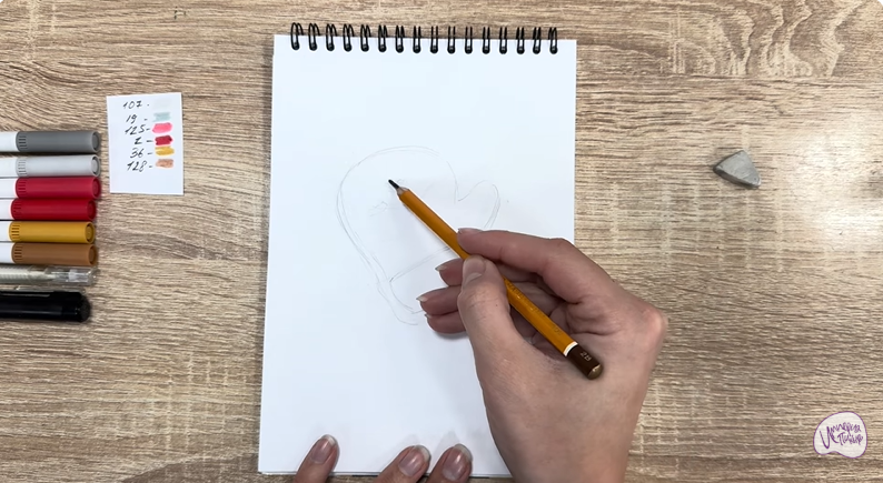 Рисуем Имбирный пряник