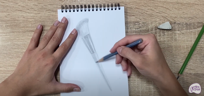 Рисуем Кисть для румян