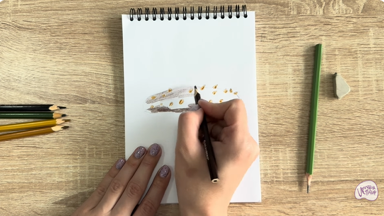 Рисуем Голотурия