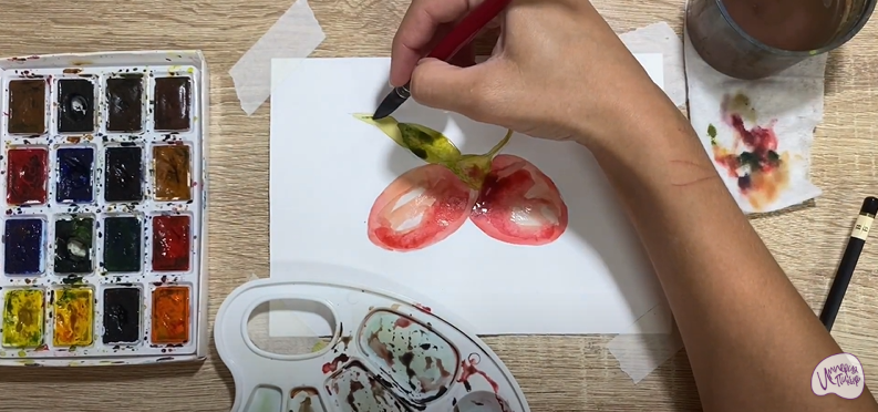 Рисуем Ягоды годжи