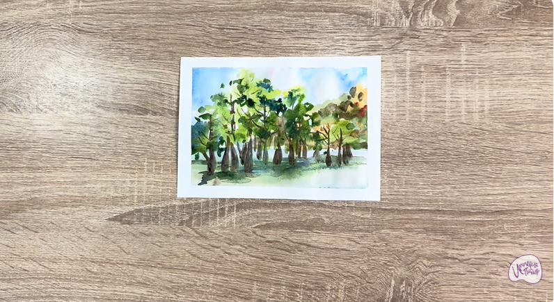 Рисуем Озеро Сукко