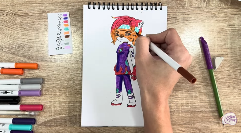 Рисуем Искра из "Джи-Джи Бонд"