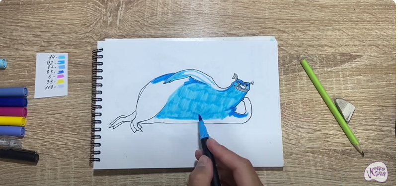 Рисуем Водяной из "Кощей. Начало"