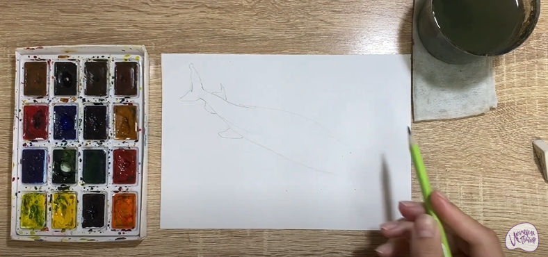 Рисуем Стерлядь