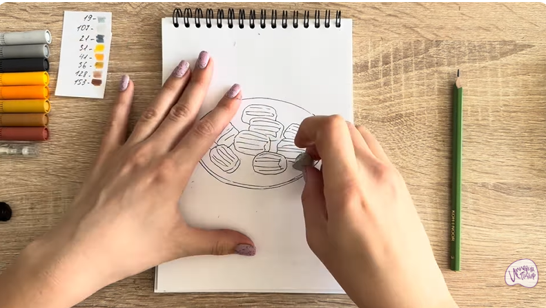 Рисуем Десерт "Тулумба"