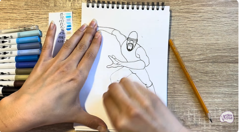 Рисуем Люциус Бест из "Суперсемейка"