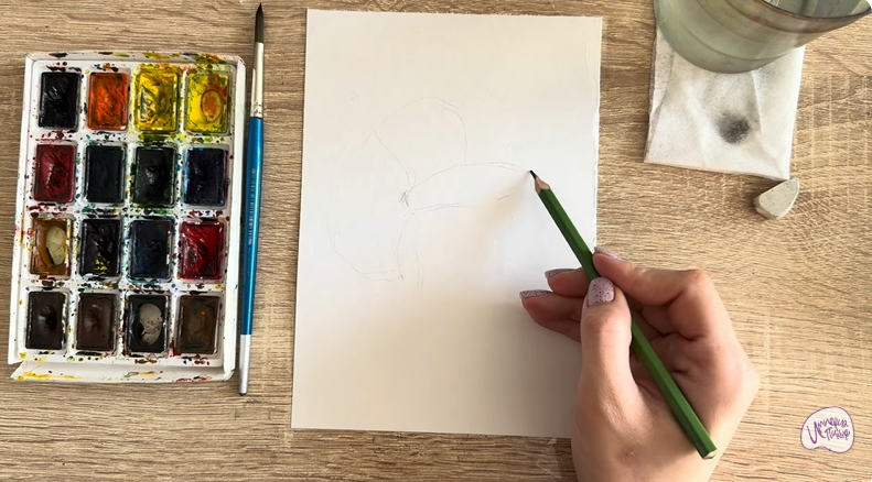 Рисуем Рыба петушок