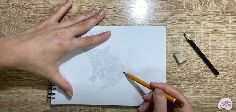 Рисуем Галаго