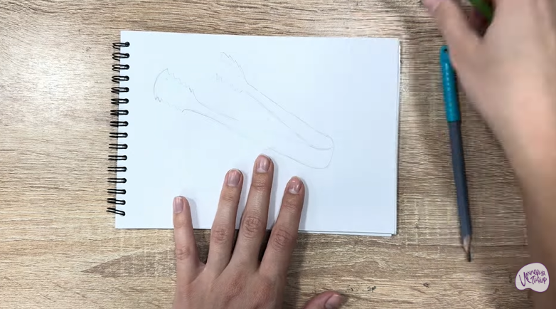 Рисуем Щипцы для льда