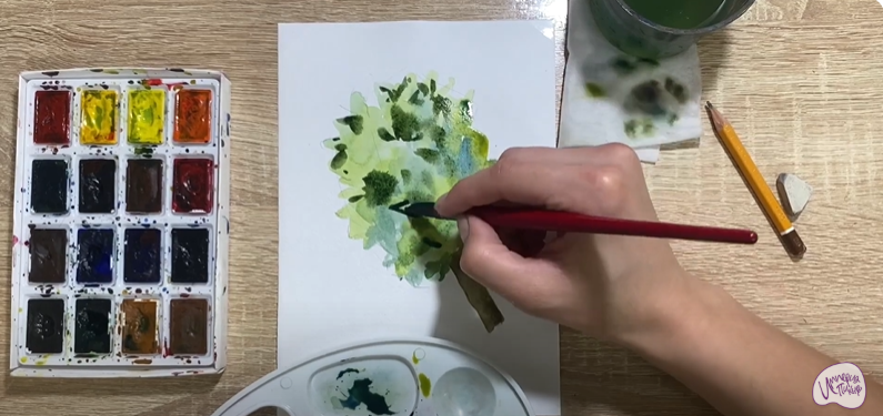 Рисуем Веник банный