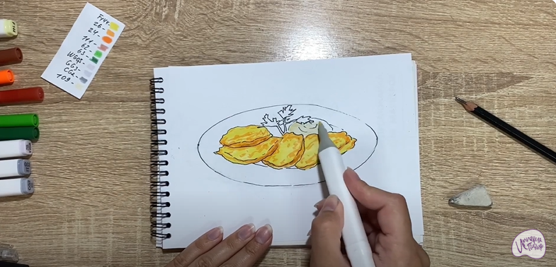 Рисуем Драники